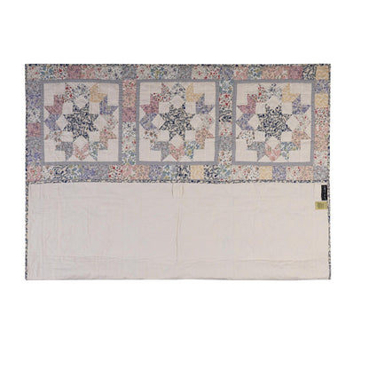 Hand made Calico Floral North Star 44"x44" country Cotton Hand Quilted patchwork Wall hanging & Toppers, baby quilt by HOME HEART Brands