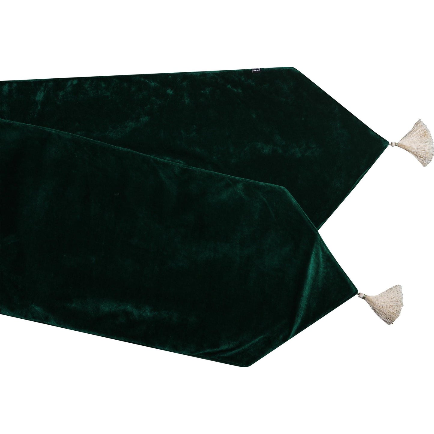 Bottle green color micro velvet soft fabric 44� wide choose your yard meter in cut collection by HOME HEART Brands (Made in India)