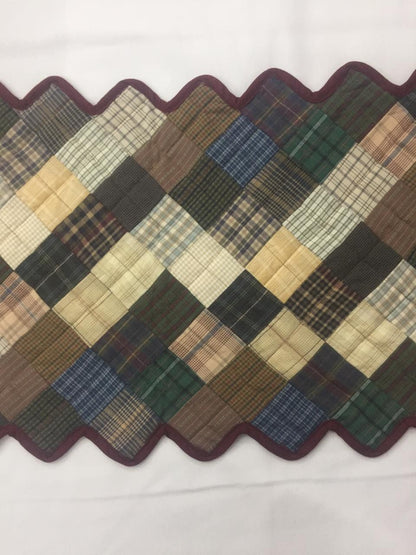Quilted patchwork Table Runner & Toppers Table Centerpiece primitive square country runner Handmade by HOME HEART Brands(made in INDIA)