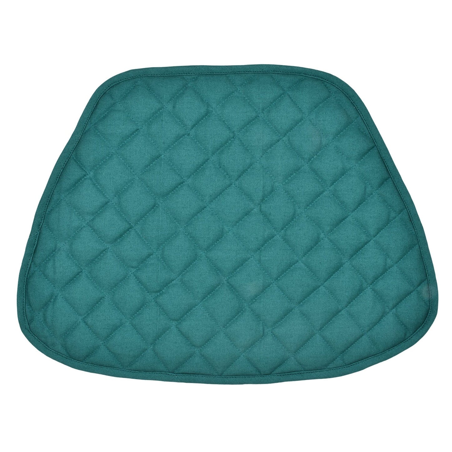 Wedge quilted placemat ,Trivet, pot holder, table mat irish green duck cotton reversible by HOME HEART Brands( Made in India)