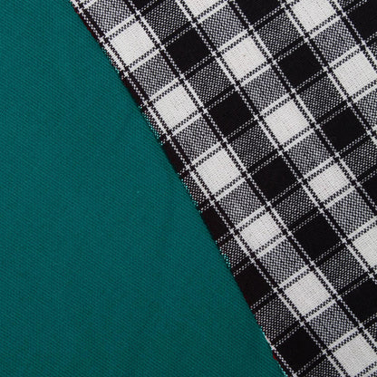 Table Cloth Myrtle Green 10oz(310 gsm) duck Canvas cotton Fabric Dining Tablecover and Machine Washable Made in India by Home Heart Brands