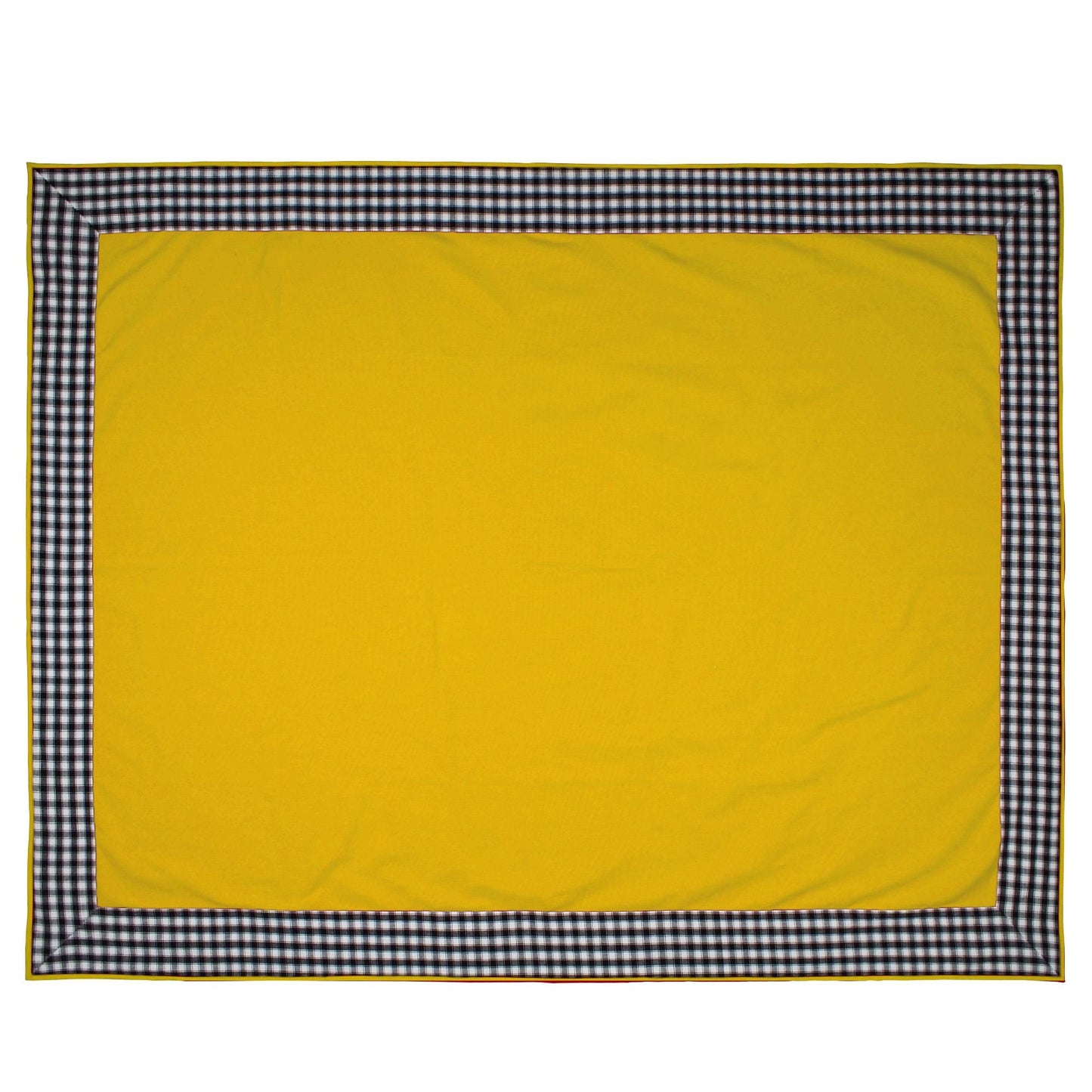 Table Cloth Yellow Cotton duck Canvas 10oz(310 gsm) Fabric Dining Table cover Machine Washable Made in India by Home Heart Brands