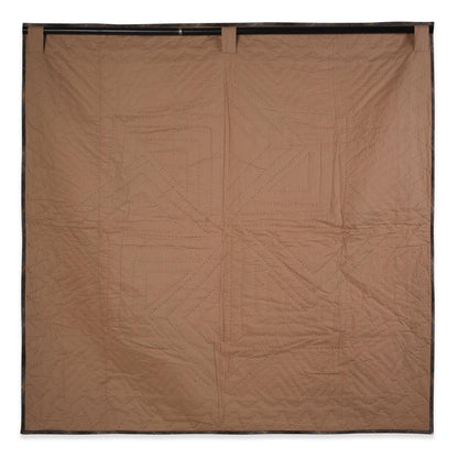 Hand made calico plaid country Pinwheel Star 44"x44" Cotton Hand Quilted patchwork Wall hanging & Toppers, baby quilt by HOME HEART Brands