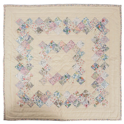 Quilted Table runners toppers, quilt, Wallhanging calico country floral patchwork with sew pocket by Home Heart brands (Made in India)