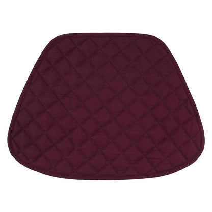 Wedge quilted placemat ,Trivet, pot holder, table mat purple duck cotton reversible by HOME HEART Brands( Made in India)