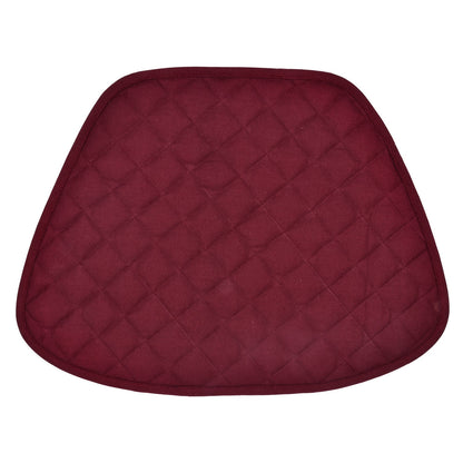 Wedge quilted placemat ,Trivet, pot holder, table mat burgundy duck cotton reversible by HOME HEART Brands( Made in India)