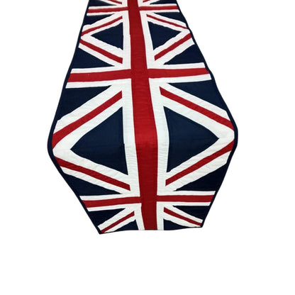Table runner quilted patchwork Table Runner & Toppers Union Jack British Flag Handmade Cotton Patchwork  by HOME HEART Brands(made in INDIA)