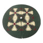 Christmas tree skirt 24" inch hand made hand quilted Pinwheel plaid thick Double Layer Heirloom Quality by HOME HEART Brands( Made in India)
