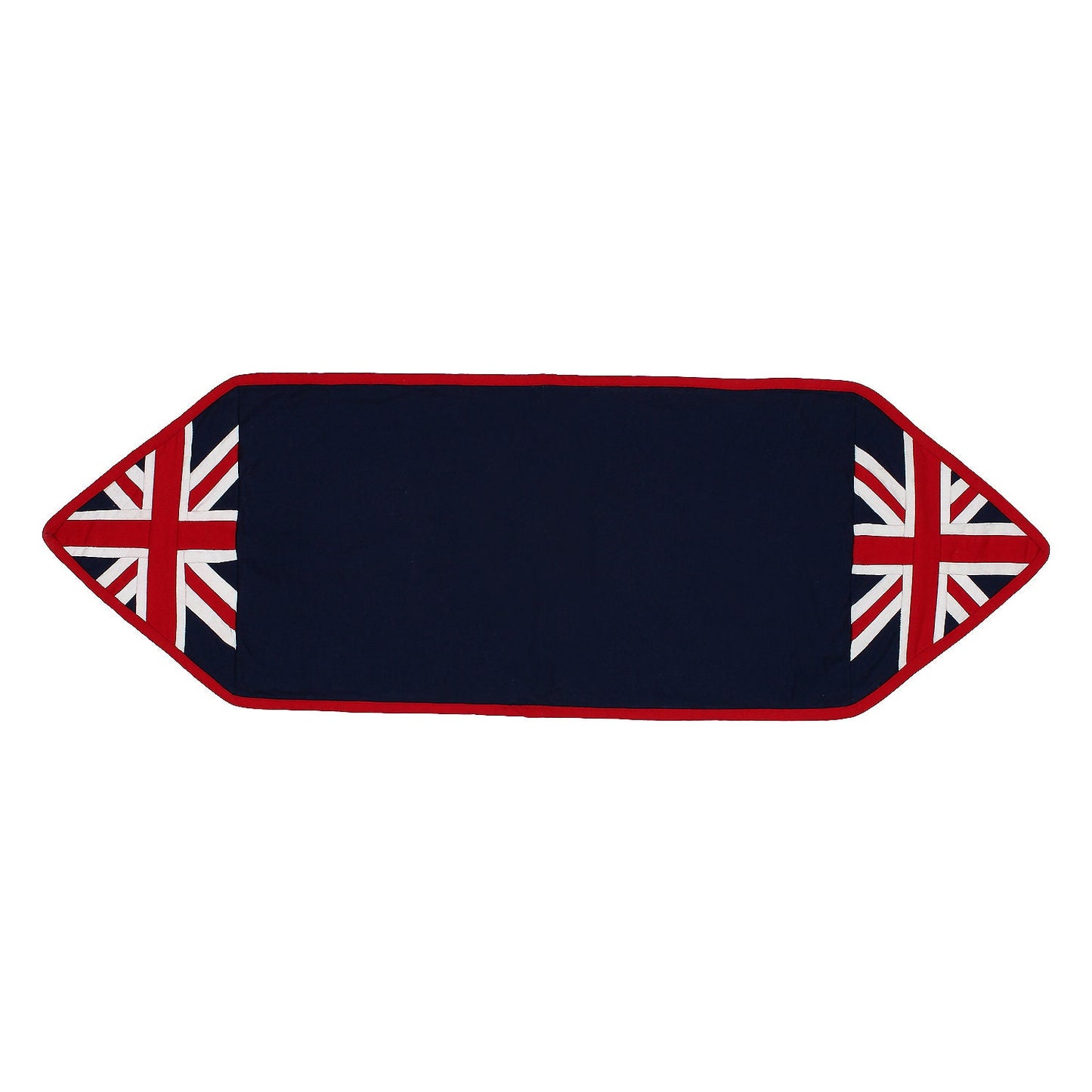 Cotton Table runner & Toppers Premium tapestry cotton fabric blue Union jack flag by Home Heart Brands(Made in India)