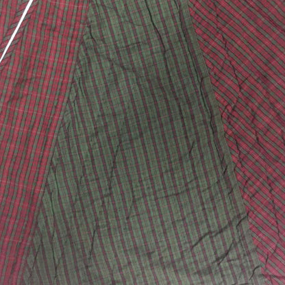Christmas tree skirt hand made hand quilted patchwork Country red green plaid Thick Double Layer by HOME HEART Brands