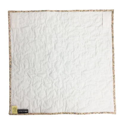 Hand made Throw, wall hanging ,Table Top Grandmother's flower Garden calico flower hand quilt, Hexagon by Home Heart brands (Made in India)