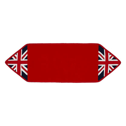 Cotton Table runner & Toppers Premium tapestry cotton fabric Red Union jack flag by Home Heart Brands(Made in India)