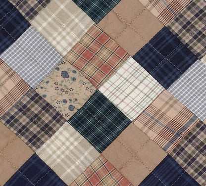 Quilted placemat & table mat patchwork summer  mix country  plaid, calico print by HOME HEART Brands( made in INDIA)