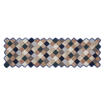 Quilted Table Runner & Toppers Patchwork country corn flower mix by HOME HEART Brands(Made in India)