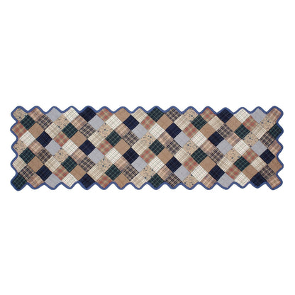 Quilted Table Runner & Toppers Patchwork country corn flower mix by HOME HEART Brands(Made in India)