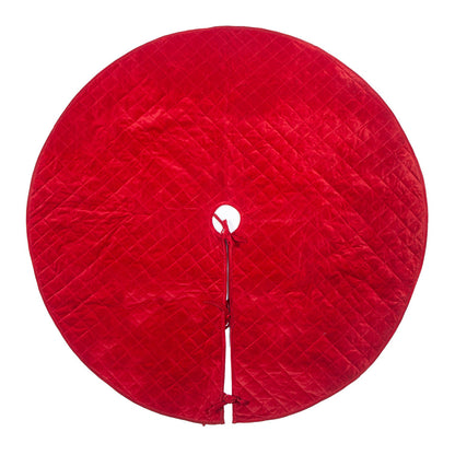 Christmas tree skirt Velvet Quilted Thick Double Layer quilted by HOME HEART Brands