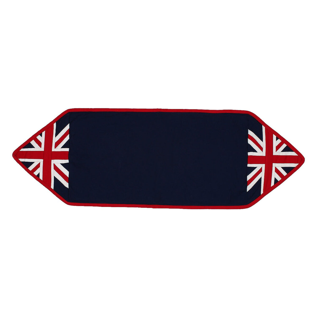 Cotton Table runner & Toppers Premium tapestry cotton fabric blue Union jack flag by Home Heart Brands(Made in India)