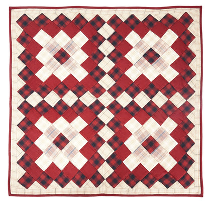 Quilted Table runners, small quilt, Wallhanging & Table Toppers Boston common patchwork with sew pocket by Home Heart brands (Made in India)