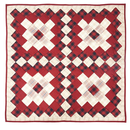 Quilted Table runners, small quilt, Wallhanging & Table Toppers Boston common patchwork with sew pocket by Home Heart brands (Made in India)