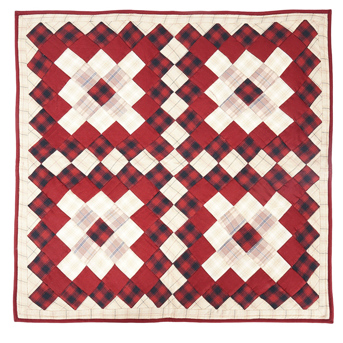 Quilted Table runners, small quilt, Wallhanging & Table Toppers Boston common patchwork with sew pocket by Home Heart brands (Made in India)
