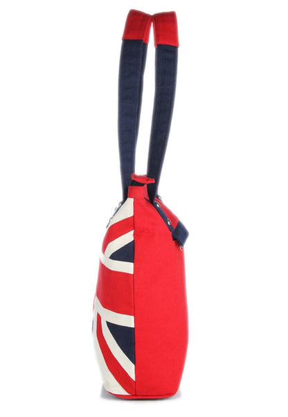 Union Jack Flag duck heavy cotton fabric Tote Bag Shopping Bag, Union Jack Patterned Shopping Bag, by HOME HEART Brands 2 color Available