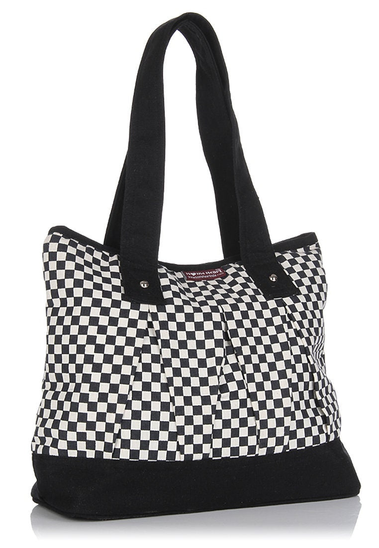 Hand bag duck cotton canvas cotton fabric hand bag Heather by HOME HEART Brands(Made in India)