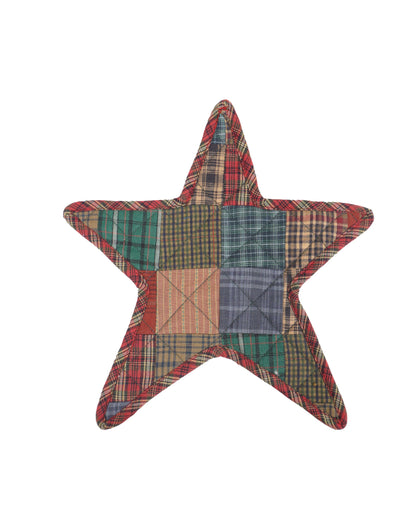 Quilted Trivet/Pot holder/ table topper/ hot pad patchwork mix American star 4 pc 10"x10" Patchwork by Home Heart Brands( Made in India)
