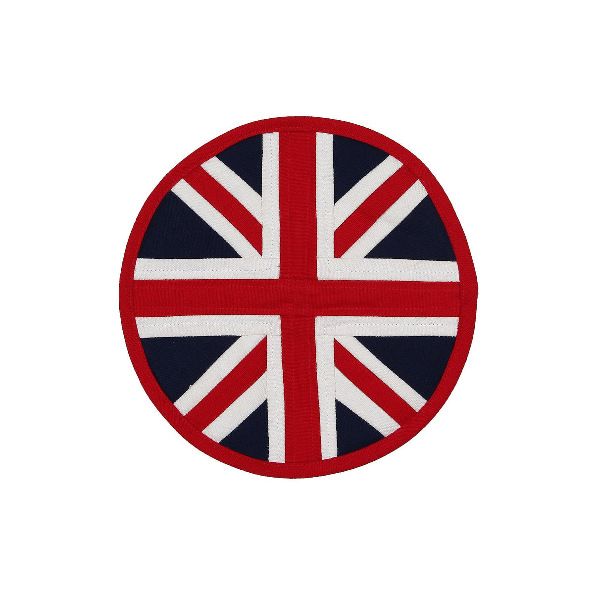 Quilted trivet/ Pot Holder/Table topper/hot pads Premium tapestry cotton fabric Union jack patchwork by HOME HEART Brands (Made in India)