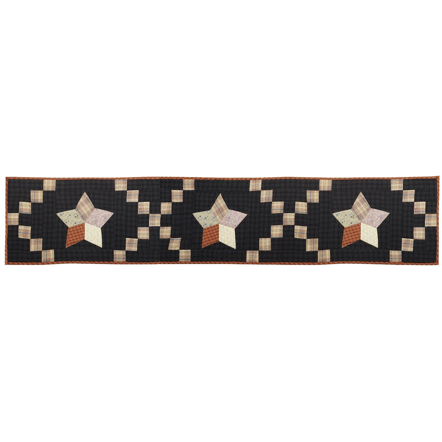 Quilted patchwork Table Runner & Toppers Galaxy Country star by HOME HEART Brands(Made in India)