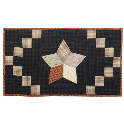 Quilted patchwork Table Runner & Toppers Galaxy Country star by HOME HEART Brands(Made in India)