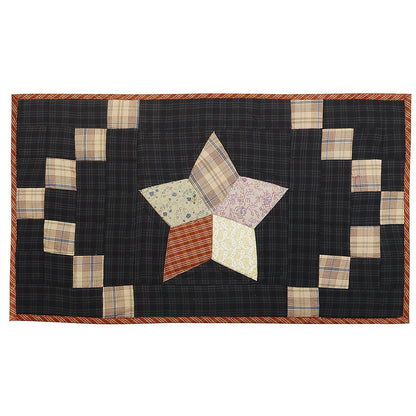Quilted patchwork Table Runner & Toppers Galaxy Country star by HOME HEART Brands(Made in India)