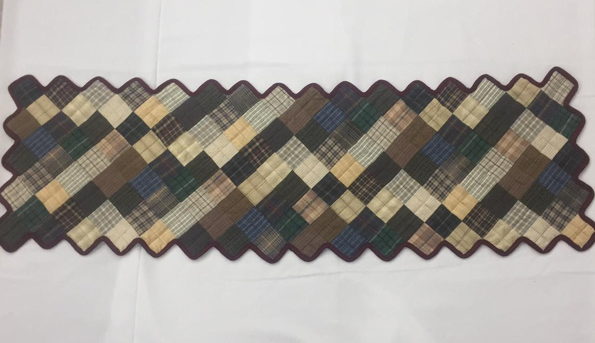 Quilted patchwork Table Runner & Toppers Table Centerpiece primitive square country runner Handmade by HOME HEART Brands(made in INDIA)