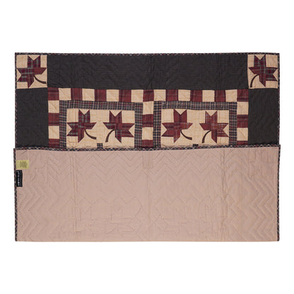 Throw, wall hanging ,Table Topper, Baby quilt 45"x45" patchwork autumn leaves Hand Quilted 100% Cotton by Home Heart brands (Made in India)