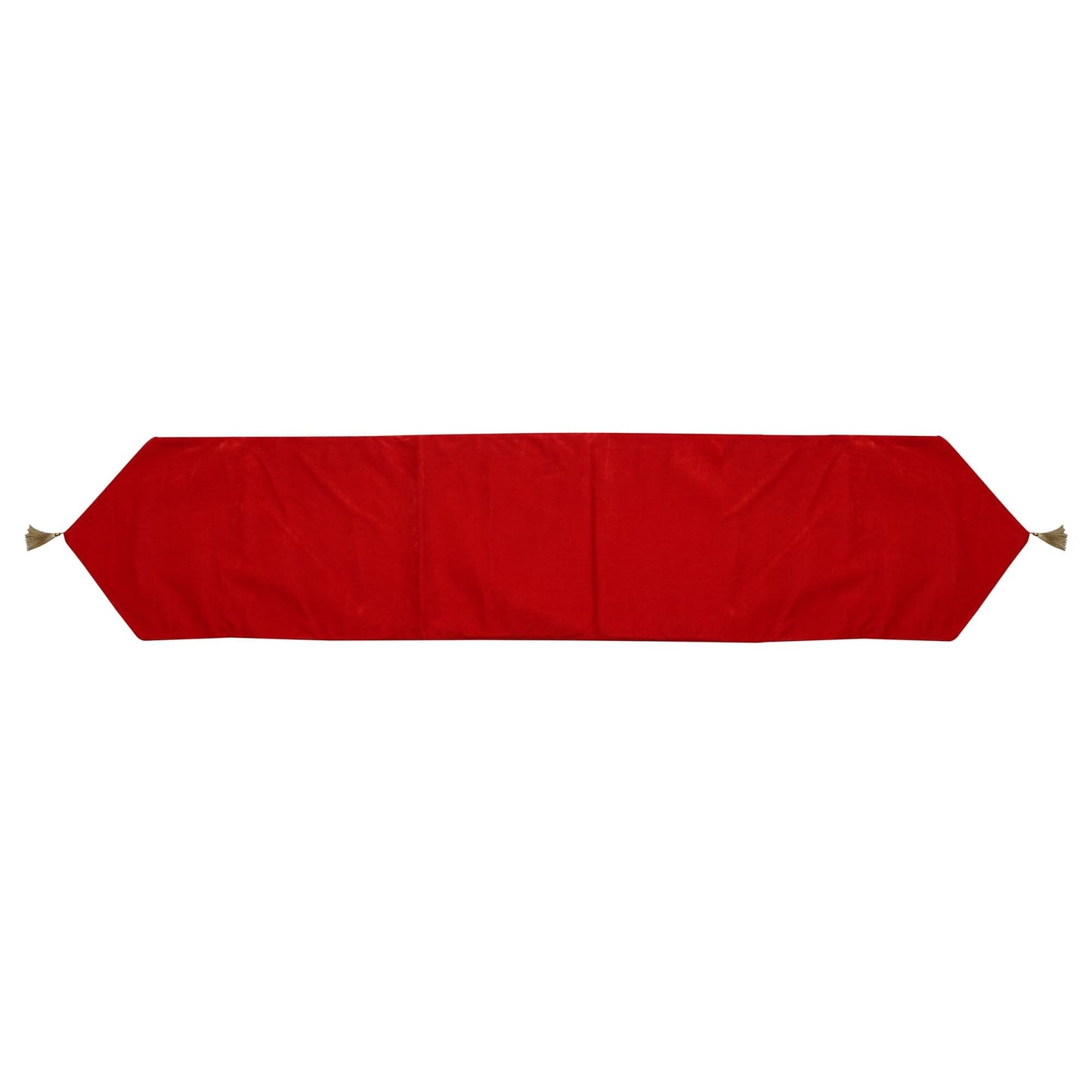 Velvet Table Runner & Toppers Premium red velvet fabric double layer reversible Decorative by Home Heart Brands(made in India)