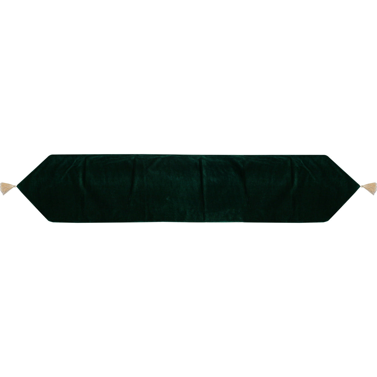Velvet Table Runner & Toppers Premium green velvet fabric double layer reversible Decorative by Home Heart Brands(made in India)