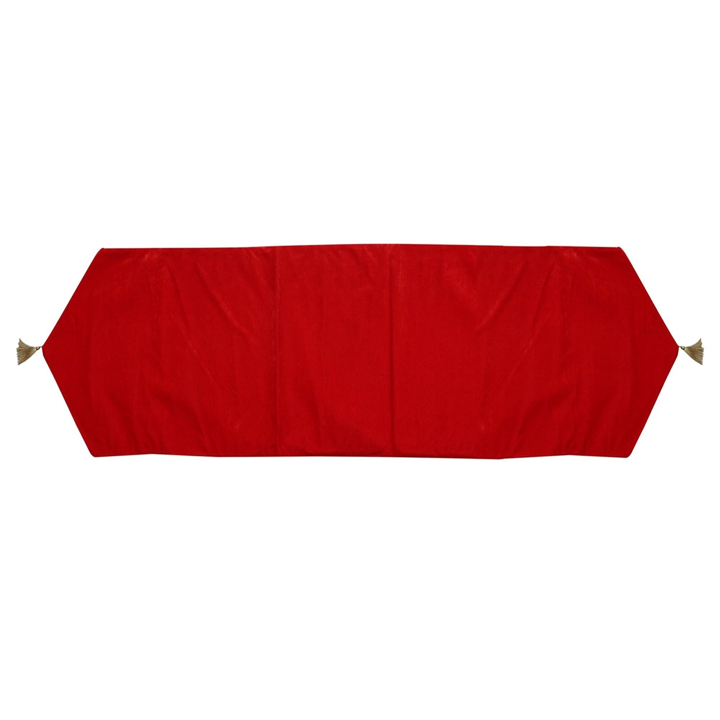 Velvet Table Runner & Toppers Premium red velvet fabric double layer reversible Decorative by Home Heart Brands(made in India)