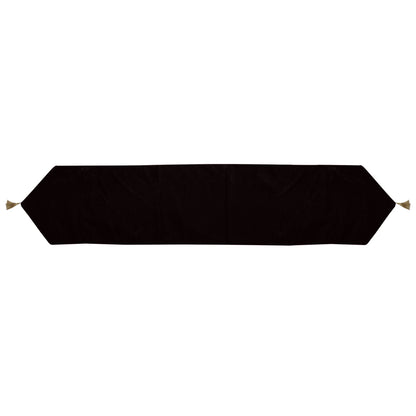 Velvet Table Runner & Toppers Premium black velvet fabric double layer reversible Decorative by Home Heart Brands(made in India)