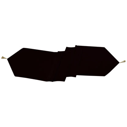 Velvet Table Runner & Toppers Premium black velvet fabric double layer reversible Decorative by Home Heart Brands(made in India)