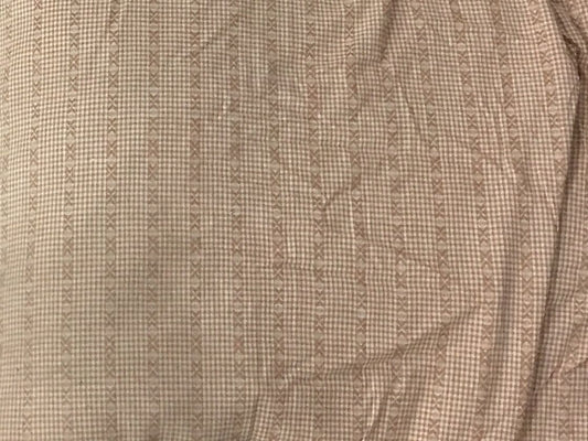 Fabric soft cotton tartan brown plaid home spun Fabric choose your yard in cut collection by HOME HEART Brands (Made in India)