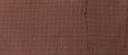 Fabric soft cotton Red and green Check Plaid Cotton Fabric in cut and yard by HOME HEART Brands (Made in India)