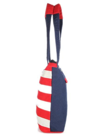 American flag Star pattern duck heavy cotton fabric Tote Bag Shopping Bag, Patterned Shopping Bag in two style by HOME HEART Brands