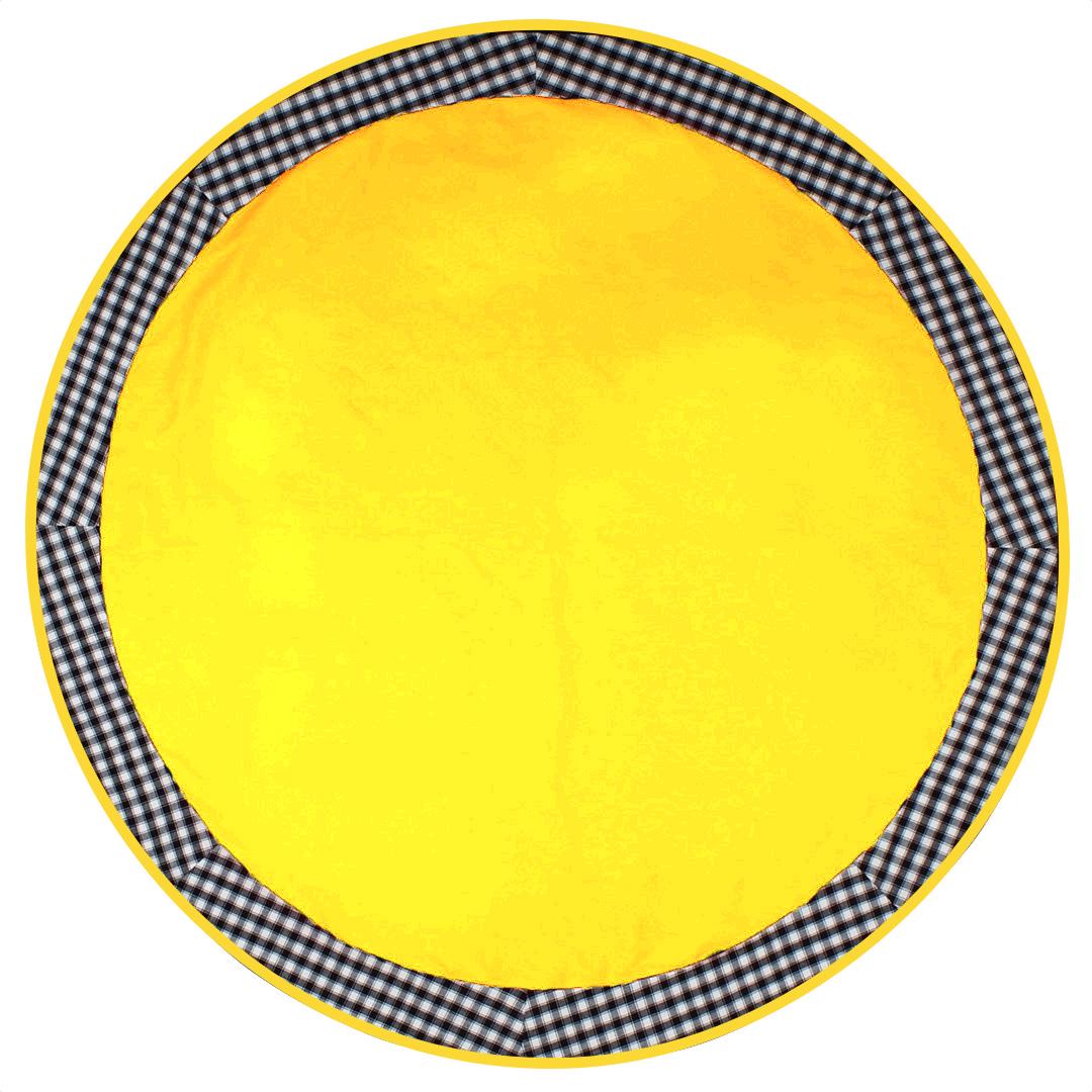 Table Cloth Yellow Cotton duck Canvas 10oz(310 gsm) Fabric Dining Table cover Machine Washable Made in India by Home Heart Brands