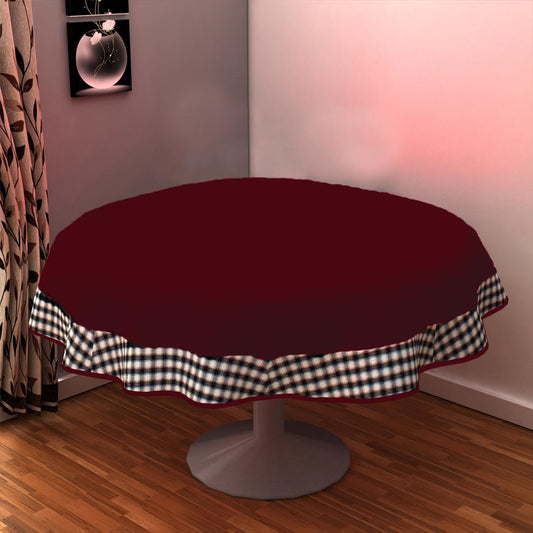 Christmas tree Mat, tabletop mat,dining Table cover Burgundy 10oz(310 gsm) cotton duck  Washable Made in India by Home Heart Brands