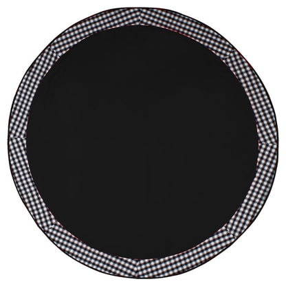 Table Cloth Black Cotton 10oz(310gsm) duck Canvas Fabric Dining Tablecover for decoration Machine Washable Made in India by Home Heart Brand