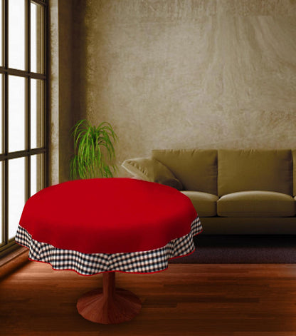 Christmas tree Mat, tabletop mat,dining Table cover Red 10oz(310 gsm) cotton duck fabric Machine Washable Made in India by Home Heart Brands
