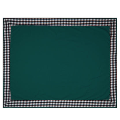 Table Cloth Myrtle Green 10oz(310 gsm) duck Canvas cotton Fabric Dining Tablecover and Machine Washable Made in India by Home Heart Brands