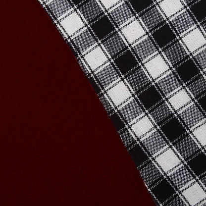 Christmas tree Mat, tabletop mat,dining Table cover Burgundy 10oz(310 gsm) cotton duck  Washable Made in India by Home Heart Brands