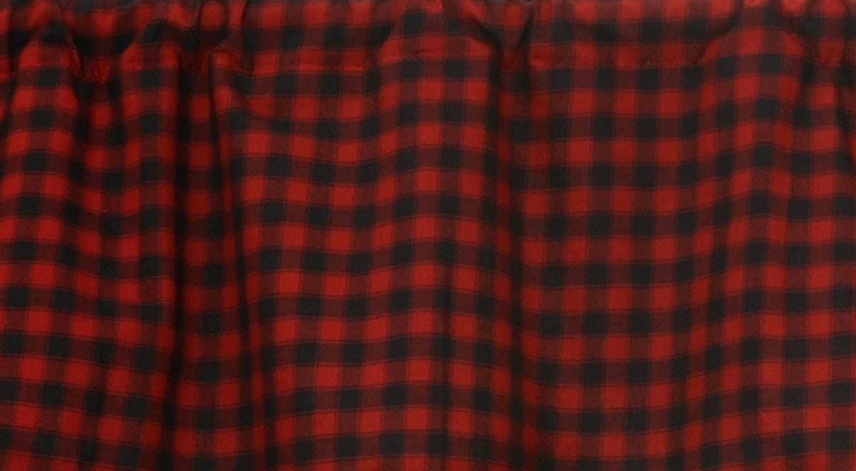 Christmas tree skirt NUTCRACKER Plaid Quilted 46" round patchwork embroidered Cotton Thick Double Layer by HOME HEART Brands(Made in India)