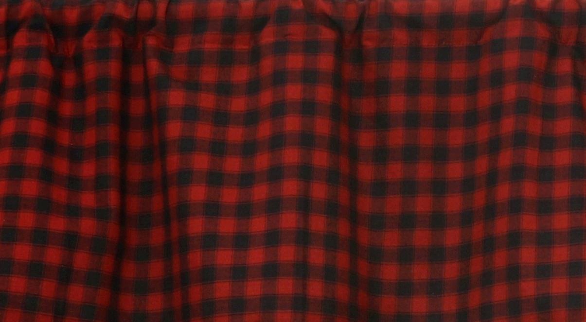 Christmas tree skirt NUTCRACKER Plaid Quilted 46" round patchwork embroidered Cotton Thick Double Layer by HOME HEART Brands(Made in India)