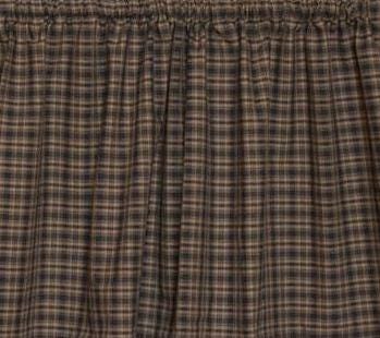 Fabric soft cotton black & tan  plaid home spun Fabric choose your yard in cut collection by HOME HEART Brands (Made in India)